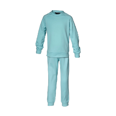 ISBJÖRN of Sweden Panda Chill Sweater & Pant 134cl-176cl T-shirts toppar Unisex Blå 146/152