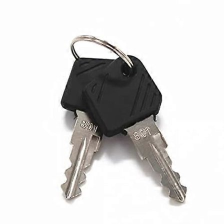 BODYA 2 stk. tændingsnøgler til Linde gaffeltruck model 801 - Nøgler til gravemaskine