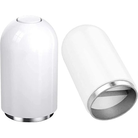 Erstatningsmagnetlåg til Apple Pencil 1. generation iPencil Erstatningsmagnetlåg til Aapple Pencil-låg (2 stk., hvid) (HK)