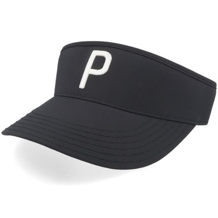 Puma - Svart visor Keps - Tech P Black Visor @ Hatstore