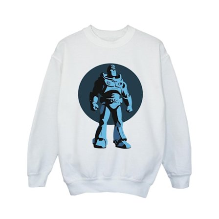 Disney Girls Lightyear Buzz Standing Circle Sweatshirt 7-8 år