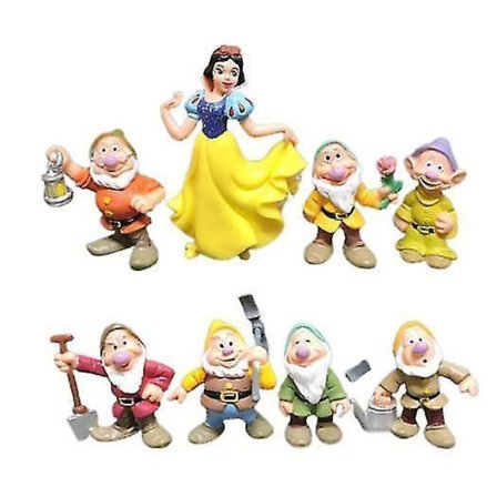 Snow White And The Seven Dwarfs Figure Trinkets 8st Set