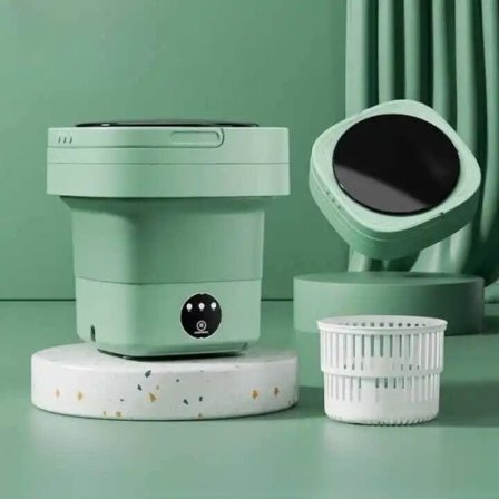 Bærbar mini foldbar vaskemaskin for rengjøring undertøy