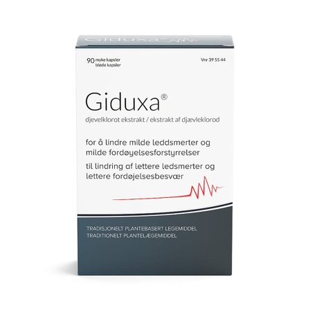 Giduxa Bløde kapsler 90 Kapsler, Helse & Madvarer, Naturlægemidler, Smerter / Led