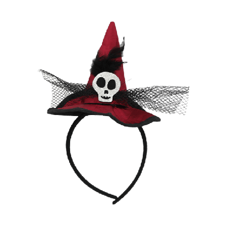 Hedlunds Diadem spöke Partytillbehör Röd 27CM