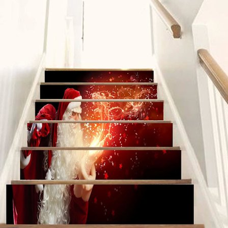 3D-trappe klistremerker selvklebende PVC trappetrinn flyttbare trapper