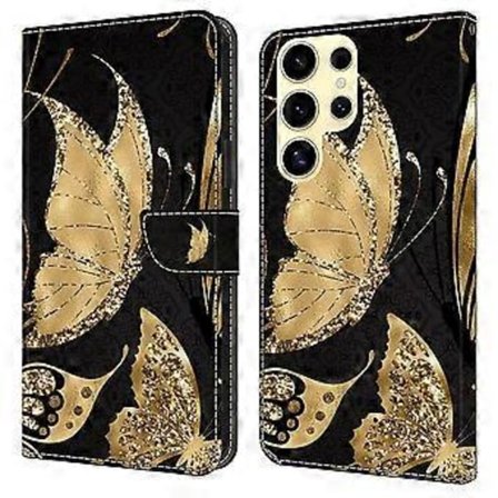 For Samsung Galaxy S25 Ultra Deksel Magnetisk Lås 3D Mønster Lær Lommebok Telefon Deksel (Stil P)