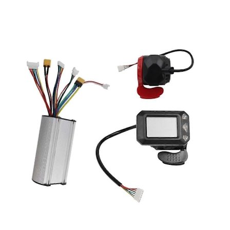 36V 350W Vikbar Scooter Controller Kit Elektrisk Scooter Controller LCD-display Broms Gasreglage Set