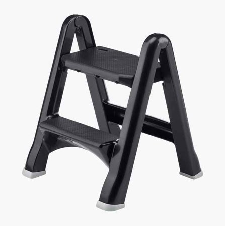 Biltema - Stigekrakk Sammenleggbar 43 cm fra Stabil med Bredt Trinn og PP-Plast