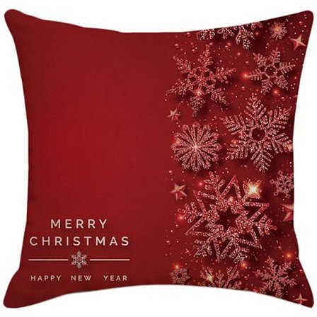 Allt från jul kudde tomten plats dekor till örngott kuddfodral för soffa bil 45X45 cm B