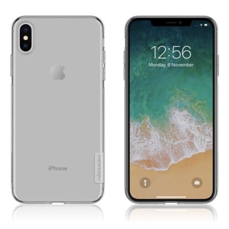 iPhone 9 Plus NILLKIN Luonto 0.6mm Pehmeä Muovinen Takasuoja Kuori - Harmaa Silver grey