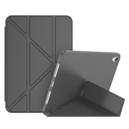 Magnetiskt Absorberande Origami Smart TPU + PU Läderfodral för iPad mini (2021)