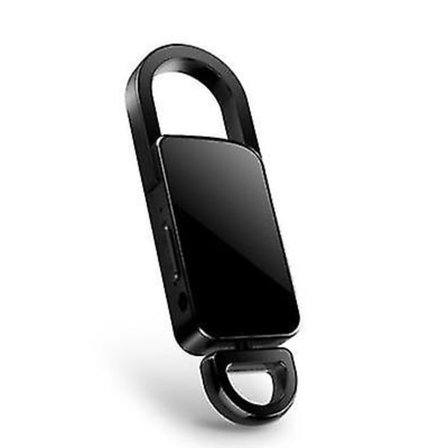 Mini Stemmeoptager Nøglering Optager Audio Stemmeoptager Lille Mp3 Digital Optager Til Forelæsning Interview Møde Undervisning (1 stk)