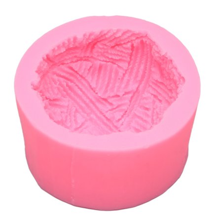 Silikoneform til Aromaterapi Gipslys og Chokolademousse - Tredimensionel Uldekugle Kagedekorator