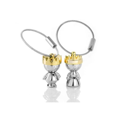 Nøglering x 2 - lille konge og lille dronning