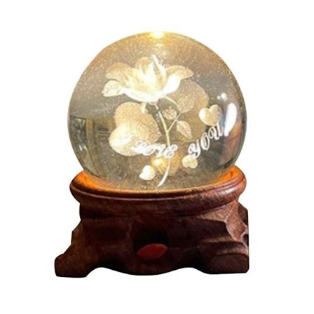 Krystalkuglebase Glaskugleholder VARMT LYS VARMT LYS