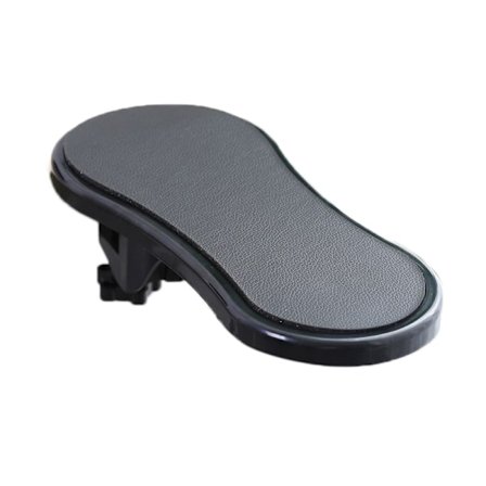 Computer Armlæn Roterbart Komfortabelt Skridsikkert Ergonomisk Skrivebordsarmlæn til Hjemmekontor Sort