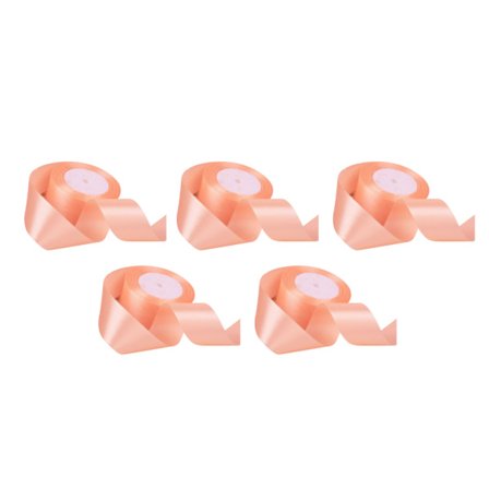 Samppanja Double Face Satiininauha 4cm 5 Rullaa Yksivärinen DIY-lahjapaketointiin