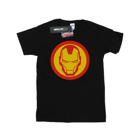 Marvel Mens Avengers Iron Man Simple Symbol T-Shirt XL Svart