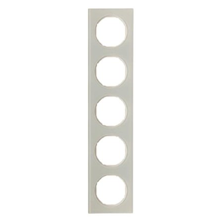 Hager 10152289 Peitekehys 5-paikkainen, R.3 Valkoinen, Kytkimet & pistorasiat