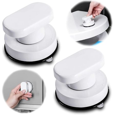 2 kpl imukuppikahvaa, erkkeri-imukuppikahvat, joissa on vahva imukuppi kylpyhuoneen laatikkoon