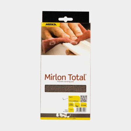 Slibeduge Mirka Mirlon Total UF, P1500, 230 x 115 mm, grå, 3-pak