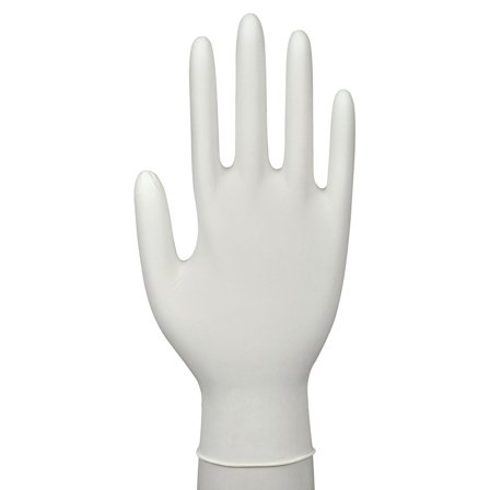 ABENA Nitrilhandske accelerator/puderfri vit M 150/fp - Lyreco - Skyddsutrustning - Engångshandskar - Nitrilhandskar
