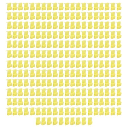 210 st Gula Elektriska Kabelskarvar Snäpplås Kopplingsplintar Snabbskarv