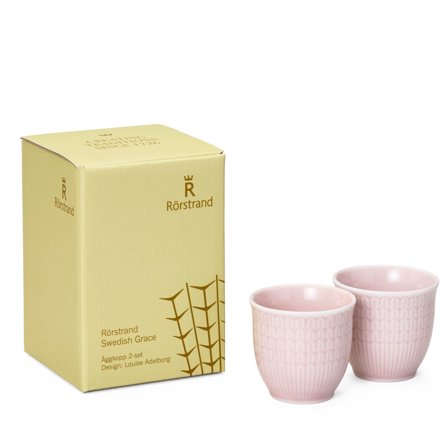Rörstrand Swedish Grace munakuppi 2 kpl, ruusu