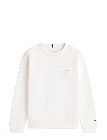 Tommy Hilfiger Mini Corp C-Neck Sweatshirt - White - 140