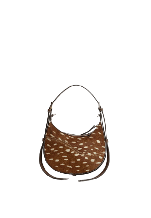 ATP Atelier Silea Cannella Printed Cerbiatto Pony/Vacchetta Handväskor Dam Brun ONESIZE