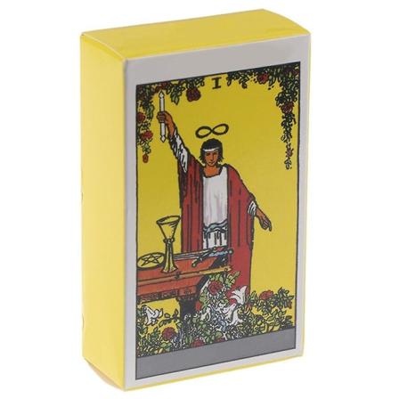 Tarot orakelkort mystiska spådomsserier Tarot flicka kortspel brädspel Engelsk poker Yellow knight