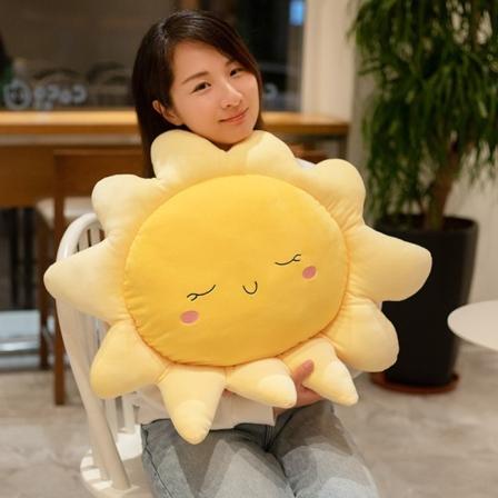 60 cm Söt plyschkudde Solmjuka fyllda plyschar Kawaii
