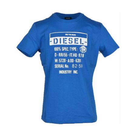 Diesel, Men's T-Shirt Blauw, Heren, Maat:ONE Size