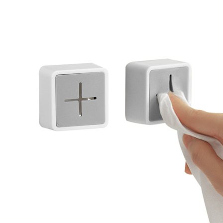 3 stk. silikone viskestykkeholder, klæbende viskestykkeholder, sugekop