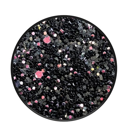 POPSOCKETS Sparkle Black Avtagbar Grip med Ställfunktion Premiu