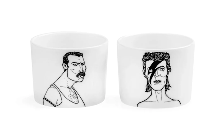PolonaPolona Espressokopper The-legends David+Freddie 2pk