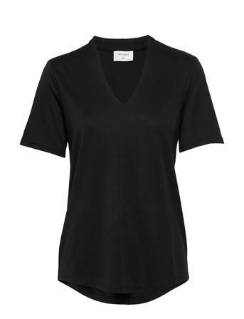 Fqyr-Ss-Bl T-shirts & Tops Short-sleeved Musta FREE/QUENT