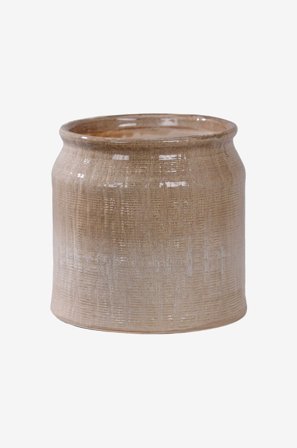 Eightmood - Gryde Rockland medium - Beige - Urtepotteskjulere & vaser - Fra Homeroom