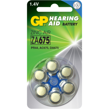 BATTERI ZA675-D6 ZINK 6-P