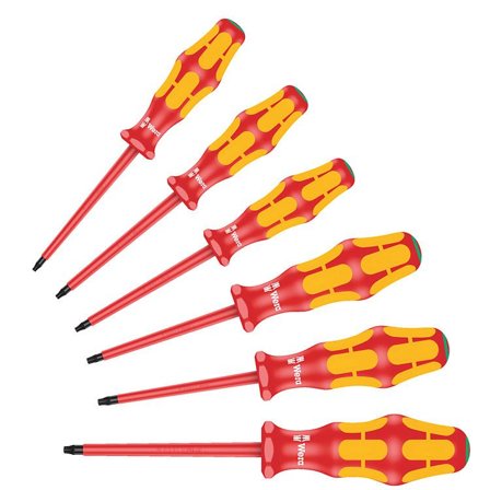 Wera 167 i/6 Kraftform Plus Series 100 screwdriver set