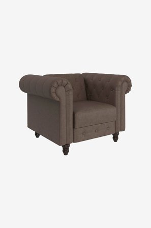 Dorel Home - Loungestol med relax-funksjon Felix - Brun - Lenestoler - Fra Homeroom