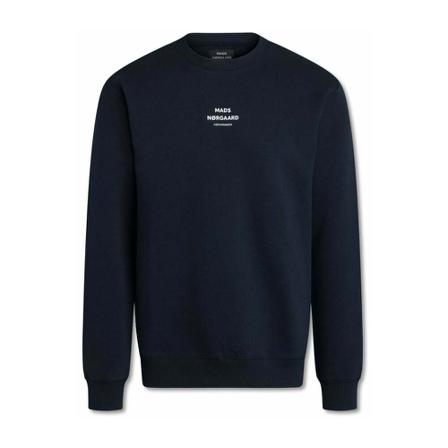 Mads Nørgaard Crewneck Logo Sweatshirt , Blauw , Heren , Maat: S