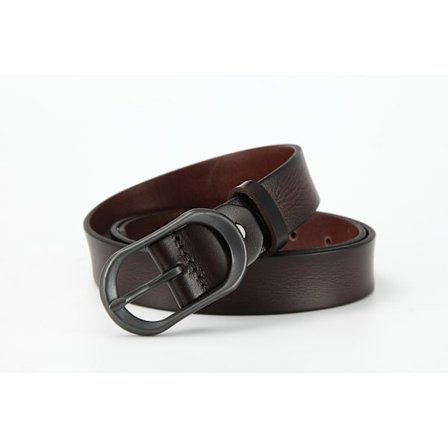 Vintage Äkta Läder Dam Smal Jeansbälte - Mode