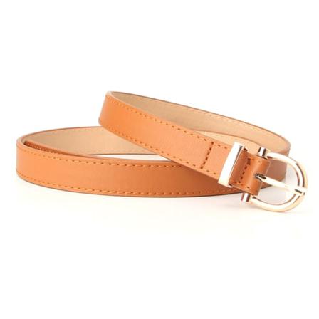 Kvinnor Bälten Pu Läder Enkel Metal Spänne Bältesklänning Jean Pant
