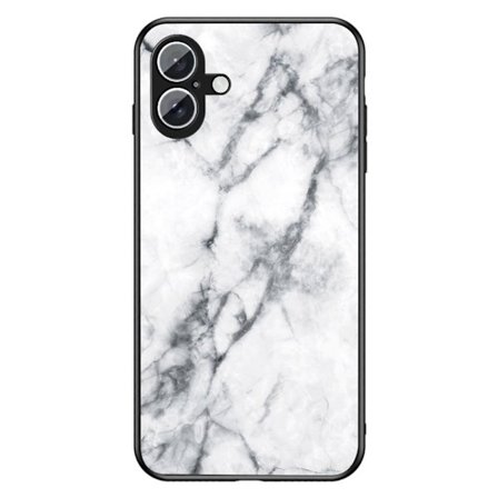 SKALO iPhone 16 Plus Marmor hærdet glas TPU Cover - #1
