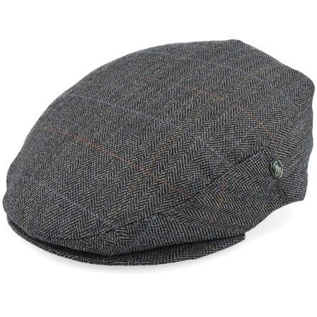 City Sport - Grey flatcap Czapka Z Daszkiem - Grey Flat Cap @ Hatstore