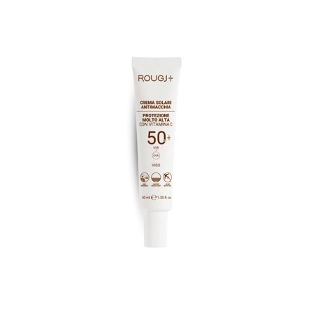 ROUGJ Crema Solare Viso Anti-Macchia SPF50+ 40ml - Solare viso alta prot.