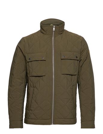 Quilted Short Jacket With Repreve Filling Green Scotch & Soda