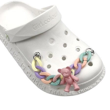 Søte sko til Crocs Charms-kjede - Sko dekorasjoner tilbehør